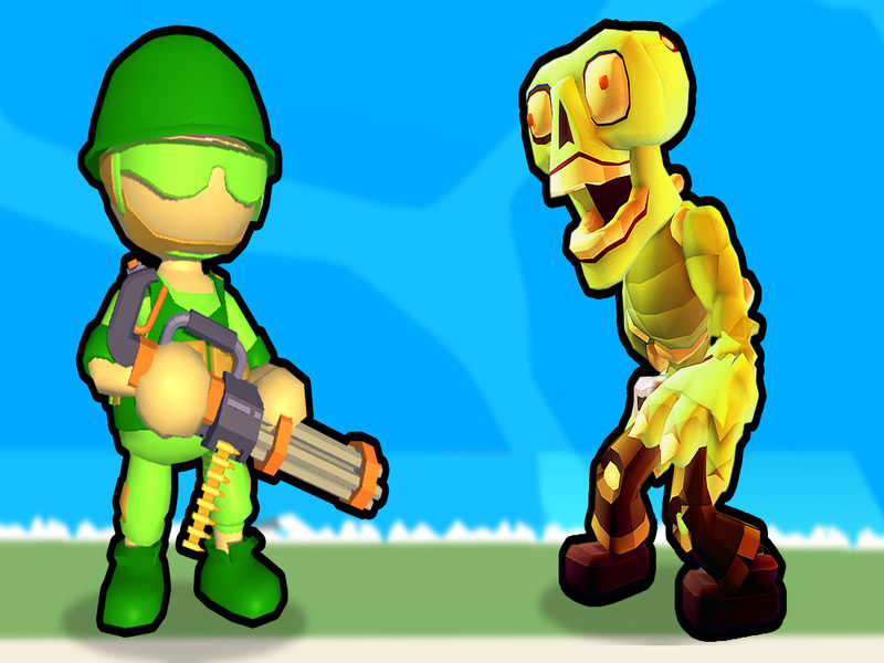 Hra Polepení ničí zombie