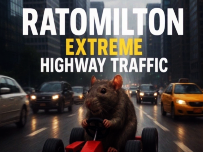 Hra Rat Milton: Extrémní pohyb na dálnici
