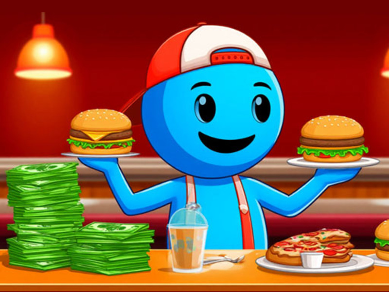 Hra Simulátor restaurace: hamburgery a pizza