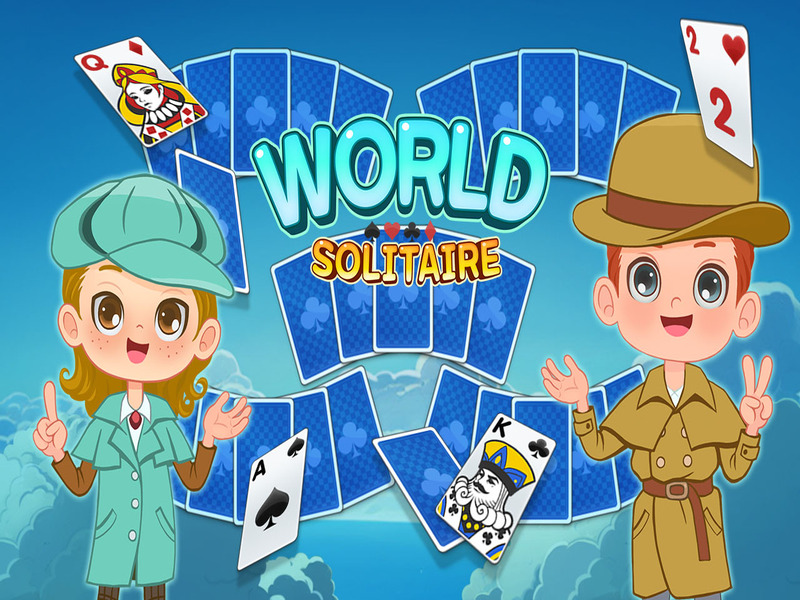 Hra Světový solitaire tři vrcholy