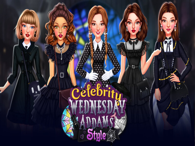 Hra Celebrity ve stylu wenses Addams
