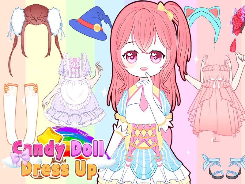 Hra Candy Doll: Dresing