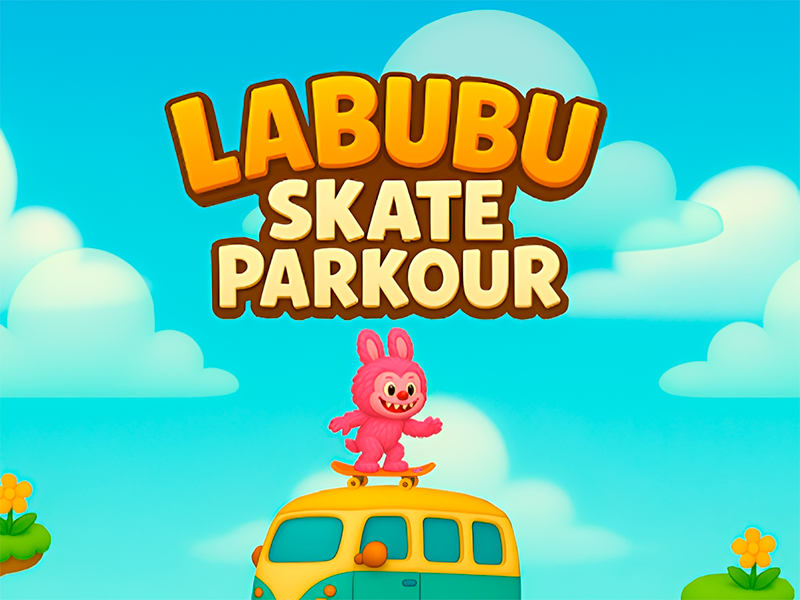 Hra Labubu Skate Parkur