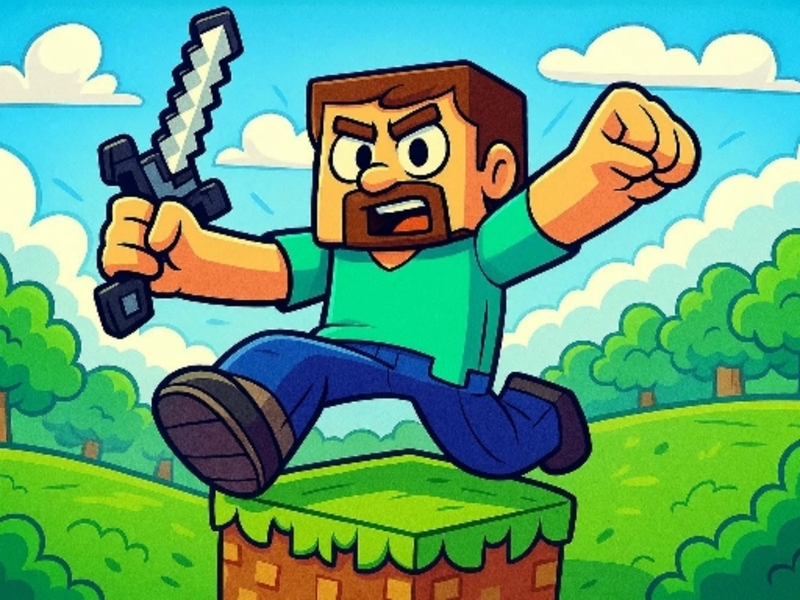 Hra Minecraft Parkur Tial
