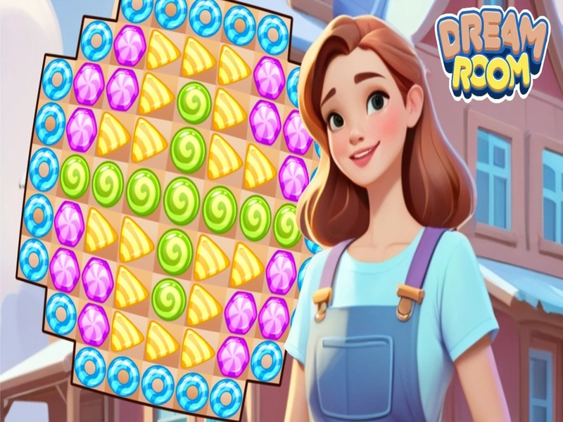 Hra Match-3: Dream Room
