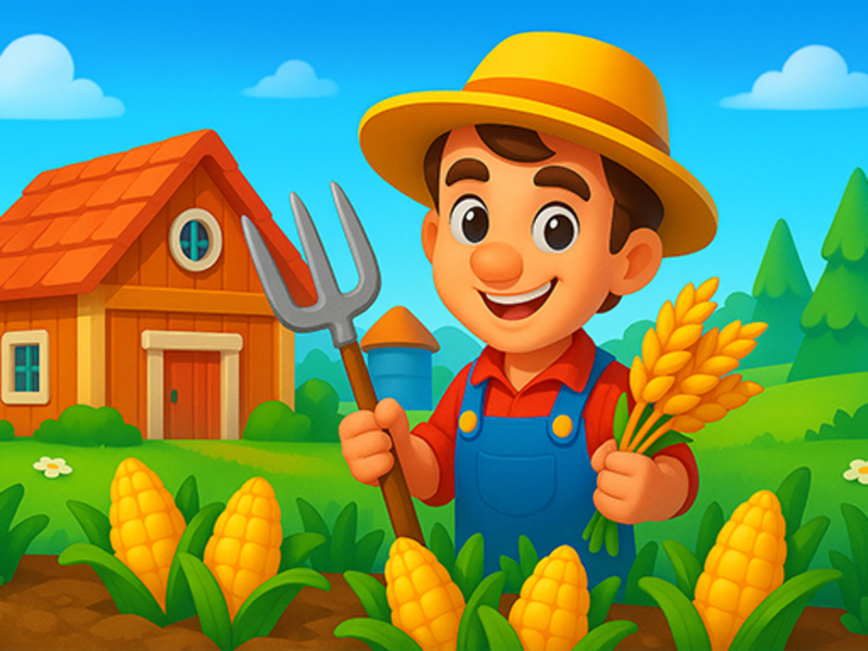 Hra Rodina Fermat: Build and Harvest