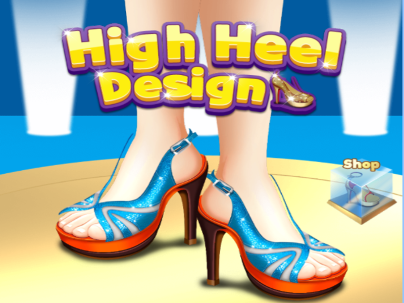Hra Vysoké podpatky: design