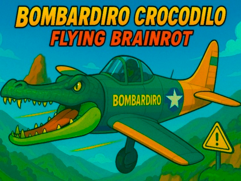 Hra Létající bombardor krokodýl