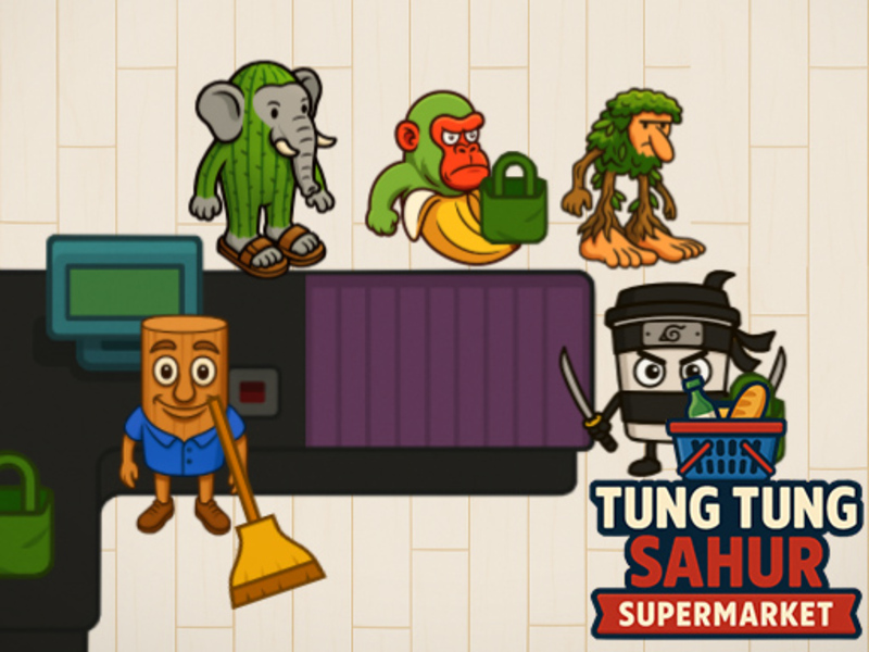 Hra Supermarket Tung Tung Sahur