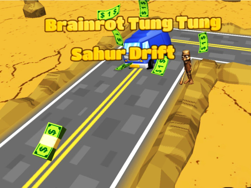 Hra BrainRrot Tung Tung Sahur Drift