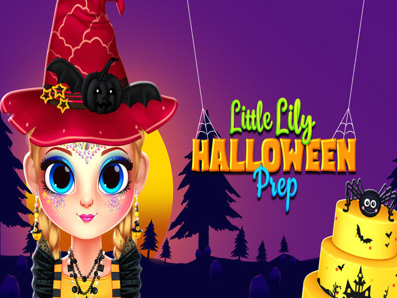 Hra Malá Lily. Příprava na Halloween