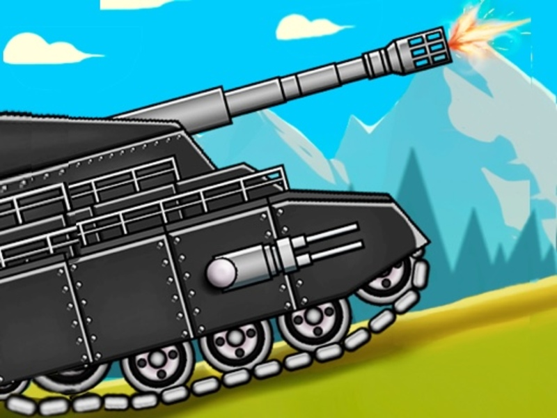 Hra Tank Rage: Bitva s Boss 2D