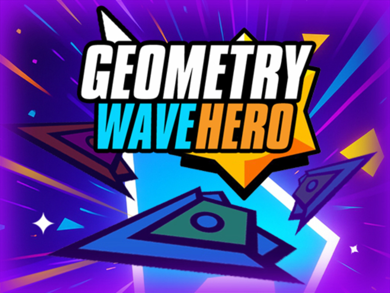Hra Geometrická vlna hrdina.