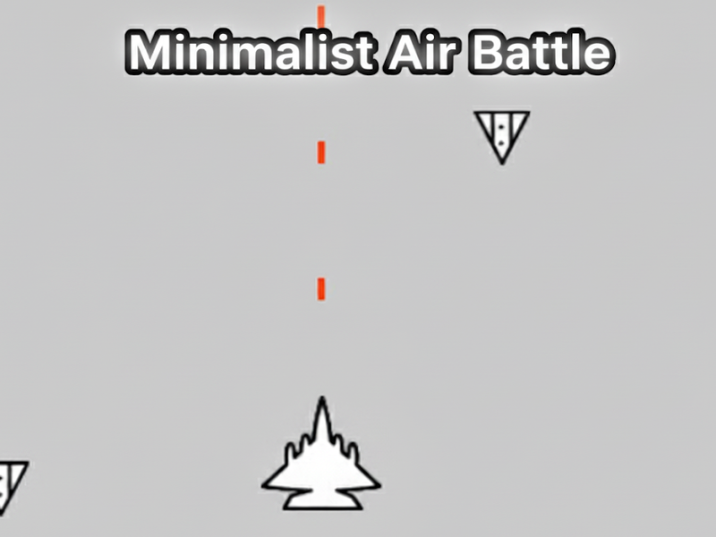 Hra Minimalistická letecká bitva