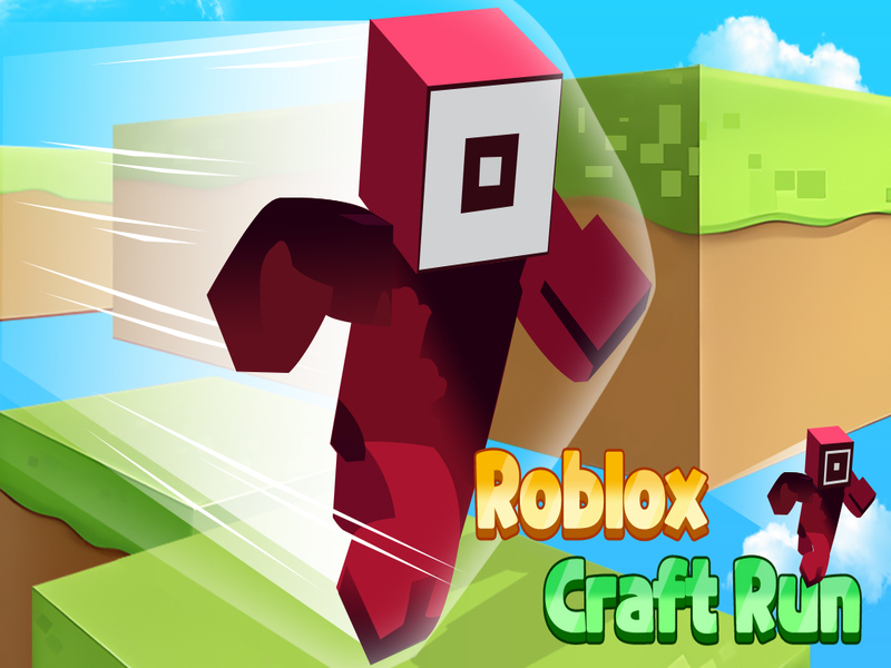 Hra Block Parkour. Roblox Craft Run